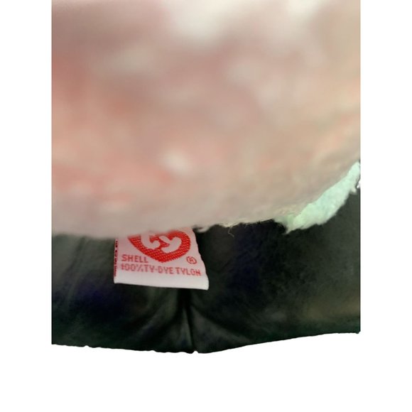 Ty Beanie Buddies Tye Dye Blue Bow Multicolor Plush Stuffed Animal Toy Bear Mell - Picture 5 of 5